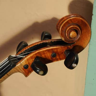 1900s Stainer-Labeled Nice Quality 4/4 German Violin (VIDEO! Fresh Work, Ready) image 19