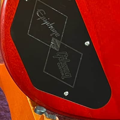 2023 Epiphone "Inspired by Gibson" 1961 Les Paul SG Cherry Electric Guitar w/ Hard Case image 9