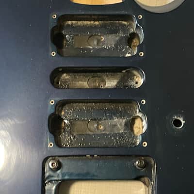 1990's Japan Jackson JDR-94 Concept Dinky Blue Guitar Body Floyd Ready image 10