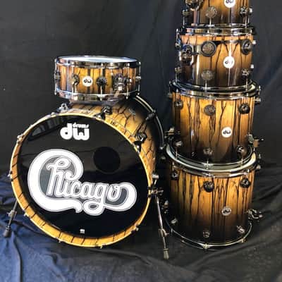 Tris Imboden’s Chicago, Rock and Roll Hall of Fame DW/Paiste  Drum Set and Cymbals. Authenticated! image 1