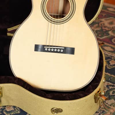 (Used) 2010s Huss & Dalton Model O Engelmann/Mahogany Parlor Acoustic Guitar #3783 image 2