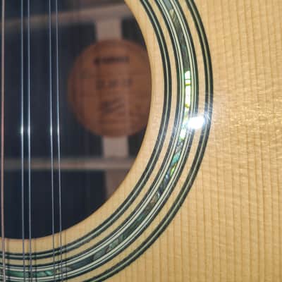 Yamaha LL16-12 Jumbo Acoustic Guitar Natural image 7