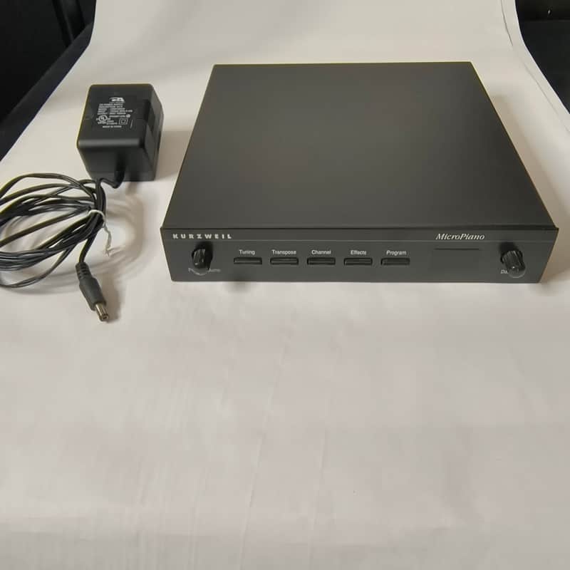 Kurzweil MicroPiano MIDI Sound Module 1990s - Black image 1