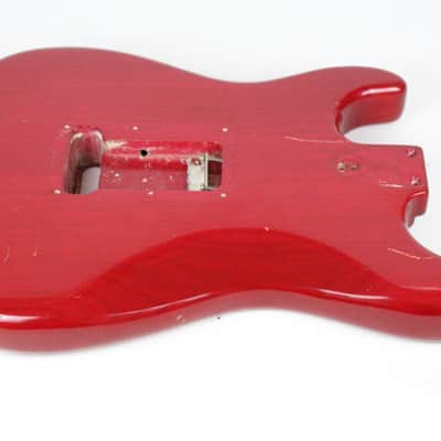 RARE 1979 Vintage Fender Stratocaster ~Killer RELIC~ Factory Wine Red Ash BODY Strat USA 1970s CBS Era image 14
