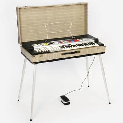 1960s Teisco Teischord GS - 100% Original, Super Rare with Expression Pedal & Sheet Music Stand! image 2