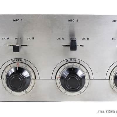 AMPEX MX-35 VINTAGE TUBE 4-CHANNEL MIC/LINE MIXER & PREAMP MX-10 image 2