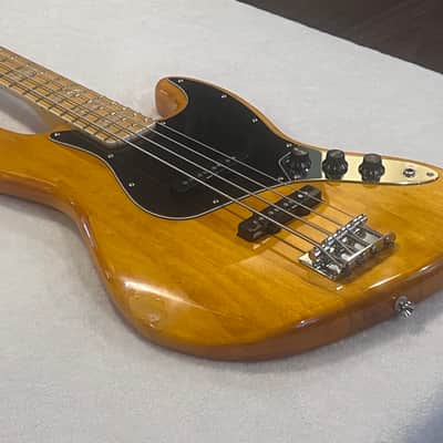 Fender Squire Vintage Modified Jazz Bass 77 2018 - Amber image 6