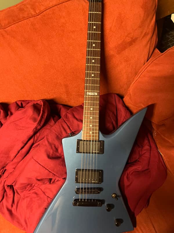 ESP LTD EX-351 2001 - 2002 Gunmetal Blue image 1