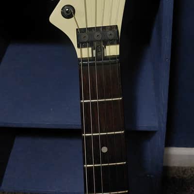 1983 Phantom Earl Slick (Jerry Cantrell Alice in Chains) blue dress USA kahler and Original Dimarzio OHSC Superstrat 1983 Pearl white Blue Dress image 4