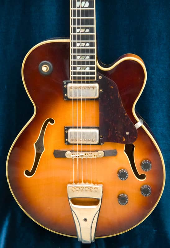 1979 Greco SW-1200 Vintage MIJ Jazz Guitar Sunburst w/ Hard Case image 1