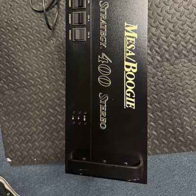 Mesa Boogie Strategy 400 2-Channel 200-Watt Power Amplifier 1988 - 2010 - Black image 1