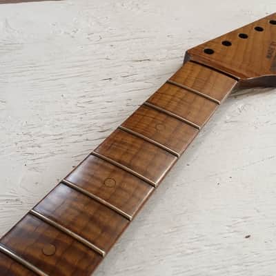 Coaltone Roasted 1 Piece Maple guitar Neck image 2