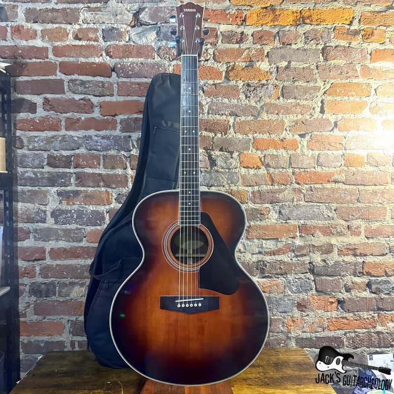 Yamaha CJ-818SB Jumbo Acoustic Guitar w/ GB (Sunburst - 1980s