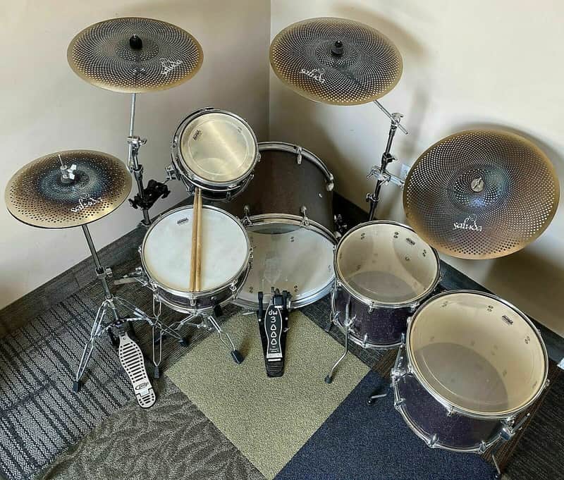 4 PC Saluda Low Volume Cymbal Set image 1