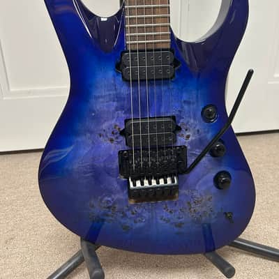 Jackson Pro Series Chris Broderick Signature Soloist 6P Electric Guitar - Transparent Blue image 2