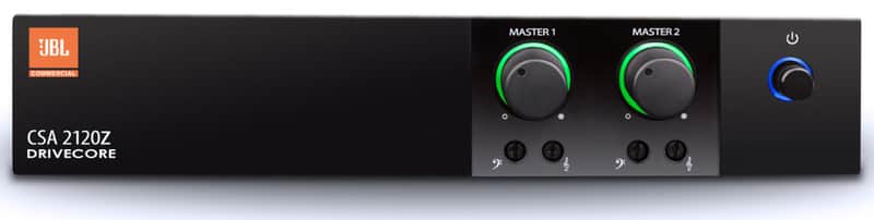 Mint JBL CSA2120Z 2x120W Drivecore Amplifier, 70V/100V, 1U Half-Rack image 1