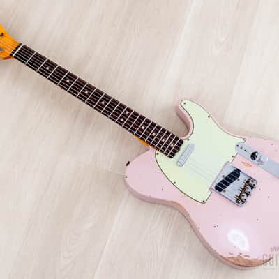 Fender Custom Shop 1963 Telecaster Heavy Relic Dirty Shell Pink, Featherweight image 10