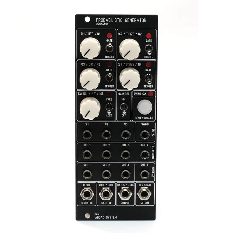 ADDAC System ADDAC504 Probabilistic Generator 2014 - Black Bild 1