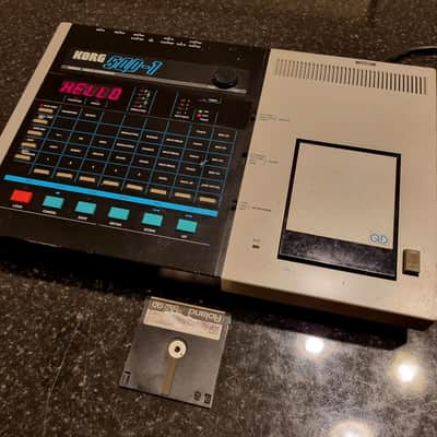 Korg SQD-1 Digital Multichannel Midi Sequencer + Roland Quick Disk image 1