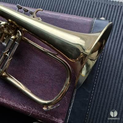Legendary Couesnon flugelhorn - factory lacquer finish, case, mouthpiece, lyre gamonbrasss image 8
