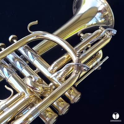 F.E. Olds & Son Super Recording Los Angeles offset valves cornet gamonbrass image 7