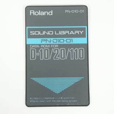 [SALE Ends Dec 17] Roland PN-D10-01 Unique D Sounds Sound Library Card DATA ROM for D-10 D-20 D-110