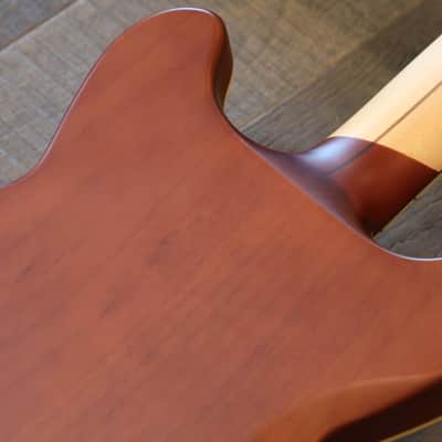 Unplayed! 2020 D’Angelico Brighton Deluxe Series Double-Cut Electric Guitar Walnut + OHSC image 14