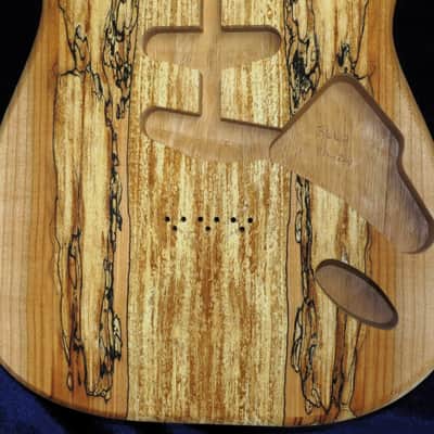 Spalted Maple Top / Mahogany wood body - Standard - 4lbs 5oz #3662 USAIMPORT CHARGES INCLUDED image 4