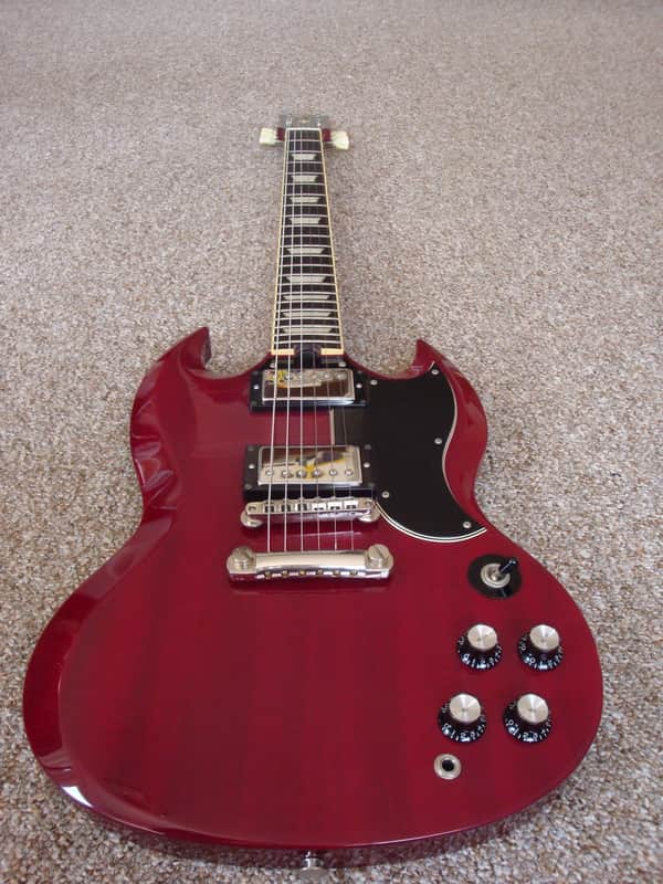 GRECO SST-88 SG Guitar - Cherry red MIJ 2012 image 1