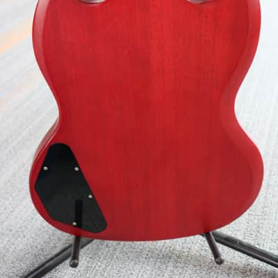 2020 Epiphone SG Classic P90's Electric Guitar - Worn Cherry image 6