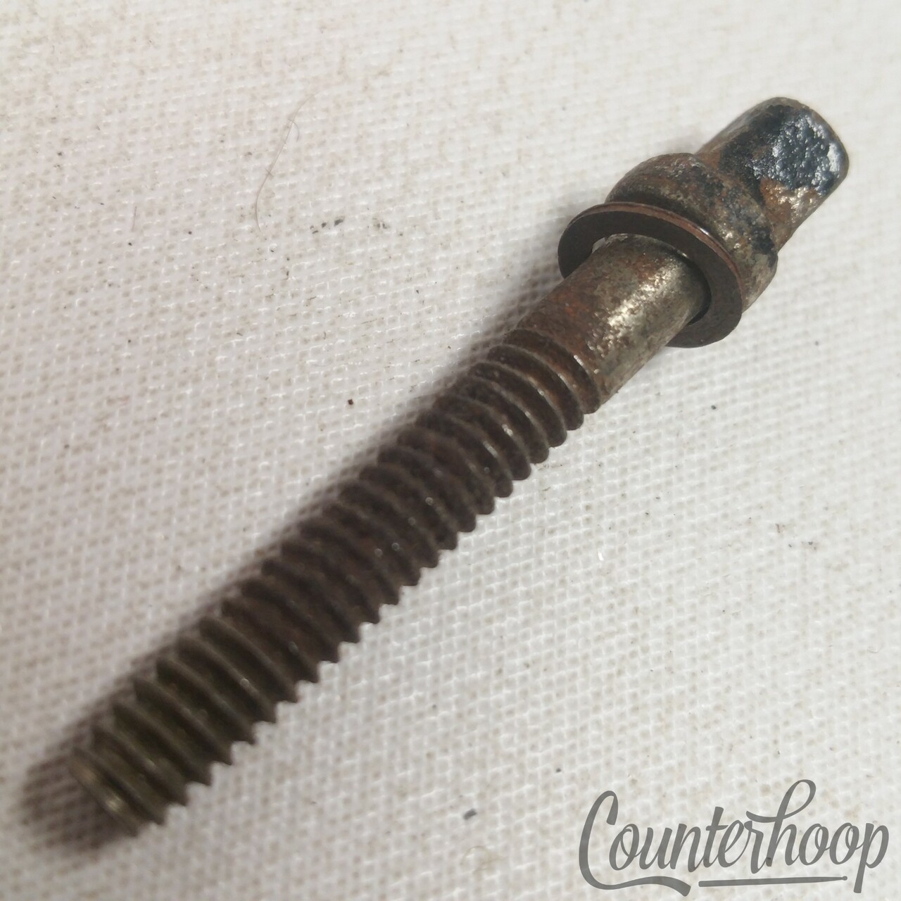 Leedy 1 1/4"10-24 Thin 5/32" Standard-Head T-Rod Tom/Snare Drum Tensioner Nickel — main photograph