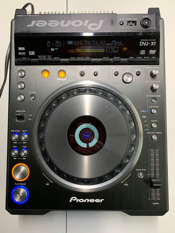 Pioneer DVJ-X1 DVD/MP3/CD Turntable PRO DJ plays CD's and | Reverb