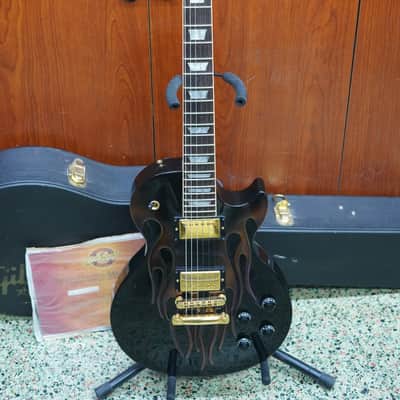 Gibson Les Paul Custom Shop Carved Flame Electric Guitar w/ Cert image 1