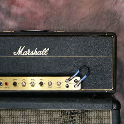 Marshall JMP 1959 MK II Super Lead 2-Channel 100-Watt Guitar Amp Head 1975 - 1981 Black image 3