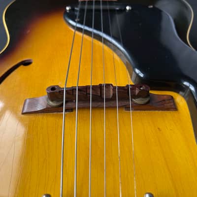 1962 Gibson ES-120T Vintage Hollowbody Electric Guitar Sunburst w/ Original Pickup + Gibson Case image 5