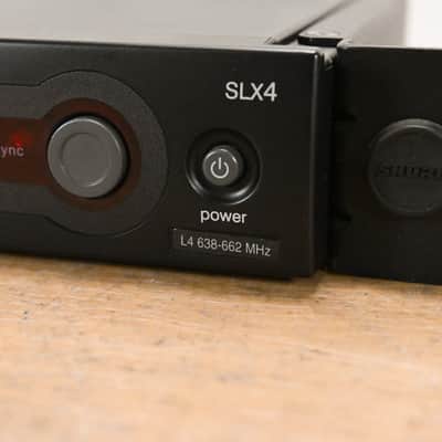 Shure SLX4 Wireless Receiver - L4 Band: 638-662 MHz (NO POWER SUPPLY) CG013E9 image 4