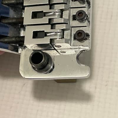 1980's Era Original Floyd Rose Made in Germany Chrome Tremolo Bridge Vibrato Kramer Guitar FU Tone Brass Block image 20