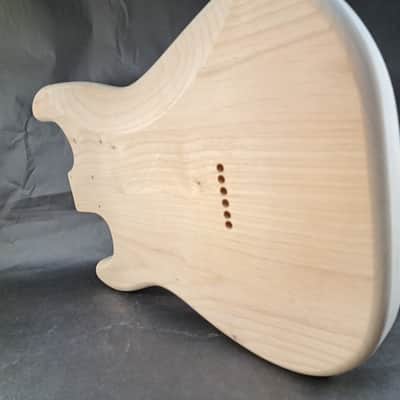 Unfinished Alder SSS Hardtail guitar body - fits Fender Strat Stratocaster necks J2476 image 5
