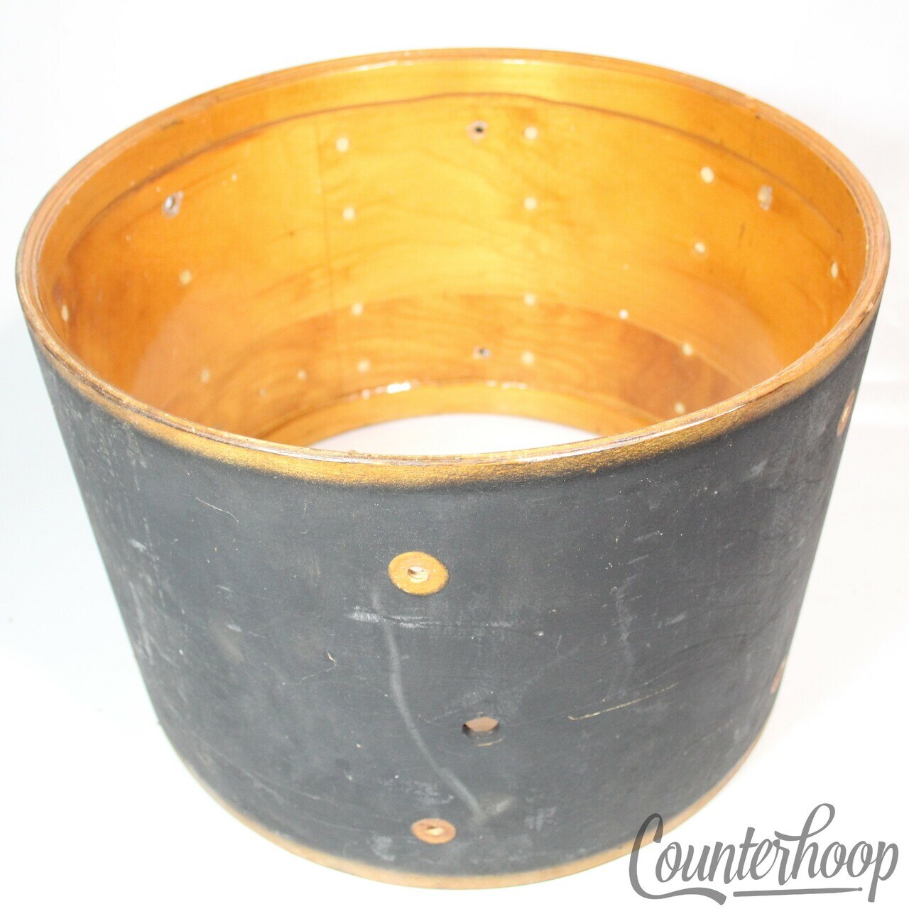 Rogers 10x14"Dyna-Sonic Marching Snare Drum Shell 5Ply Keller Fruitwood Tom USA — main photograph