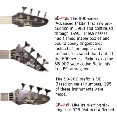 Guild Pilot SB-902 Bass 1988 Left Handed image 17