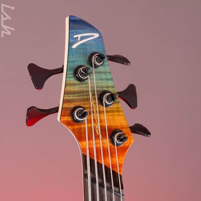 Dingwall Z3 5-String Bass Indigo to Orange Fade image 6