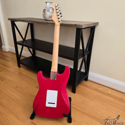 1995 Fender Squier Stratocaster - Torino Red - Made in Korea image 8