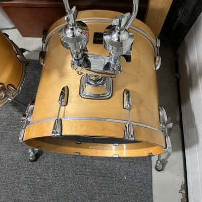 GMS SL series 5pc drums 10/12/14/20” w/ 14”x5.5” snare Natural birch image 7