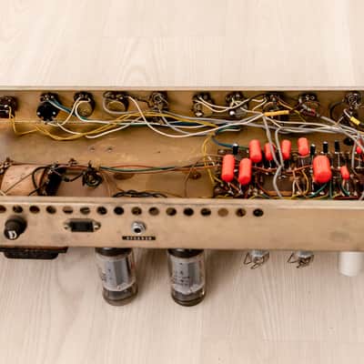 1960s Guyatone GA-930 Vintage Tube Amp Head w/ 6L6, Tokyo Sound Co, Japan image 15