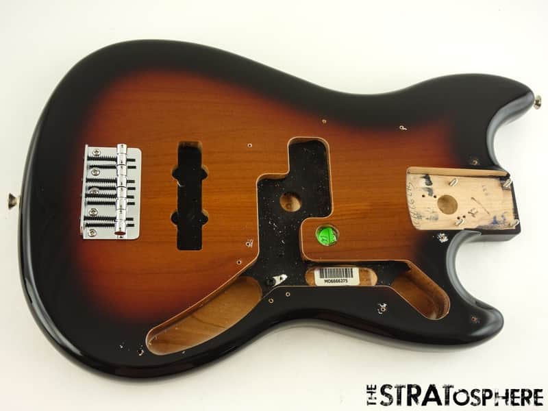 Fender Player II Mustang Bass PJ BODY + HARDWARE PJ Offset 3TS image 1