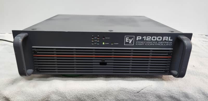 Electro/Voice P-1200-RL, 2 x 600 watts into 4 ohms , Precision Series Power Amplifier ,In good condition,  Made in Germany image 1