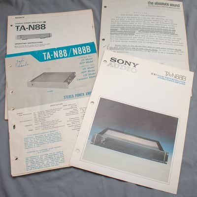 WORKING Sony TA-N88B AMPLIFIER image 18