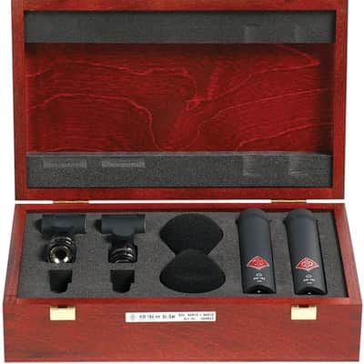 Neumann KM 184 MT Stereo Set Condenser Microphone,Matte Black image 1