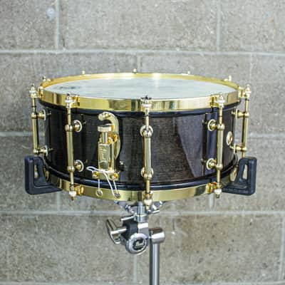 Pearl 5.5" x 14" 50th Anniversary Solid Maple 24K Gold Plated Snare Drum image 3