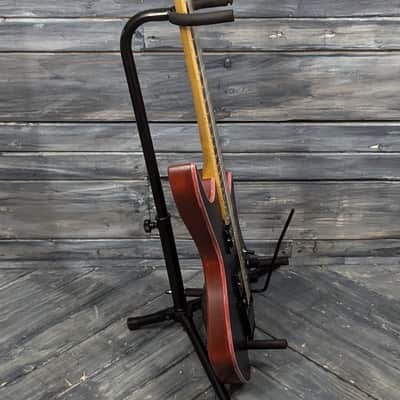 Used Unbranded Headless Electric Guitar with Overlord of Music Locking Tremolo and Gig Bag image 14